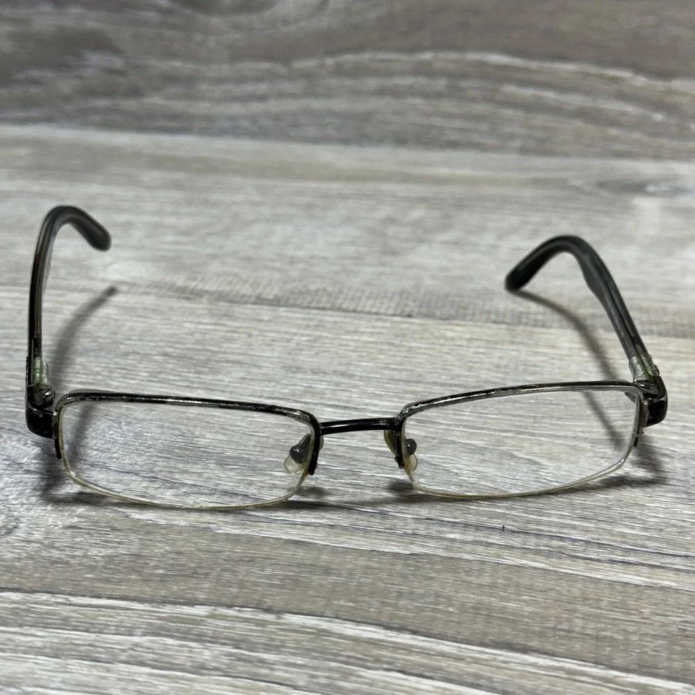 Ray-Ban RB 8588 Titanium Eyeglass‎ Frames 52-18-140 Semi Rimless Black